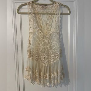 Forever21 Lace Flowy Tank